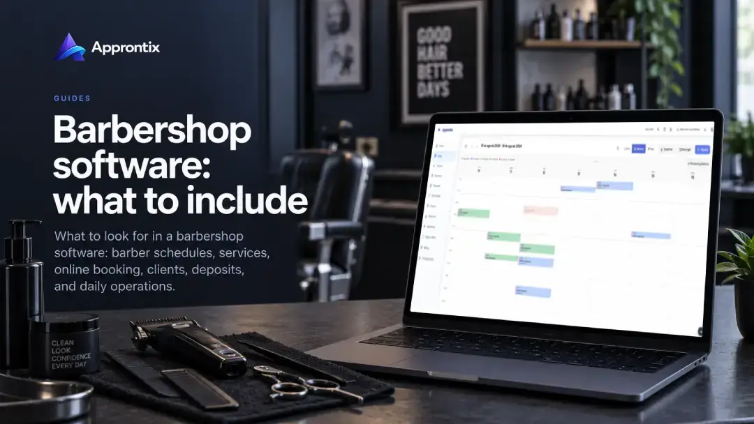 Barbershop Appointment Software Approntix