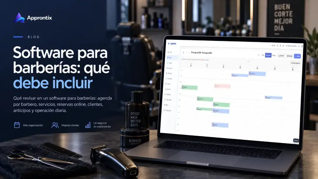 Software para barberías Approntix